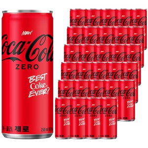 코카콜라 제로, 250ml, 30개