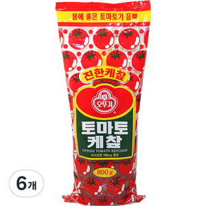 오뚜기 토마토케찹 800g, 6Ea