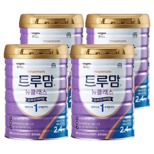 트루맘 뉴클래스 슈퍼프리미엄 분유 1단계, 800g, 4개
