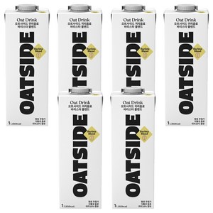 오트사이드 귀리음료 바리스타 블렌드, 1L, 6개