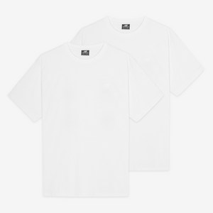 뉴발란스 남녀공용 UNI 냉감 로고 반팔 티셔츠 2종 세트 NBNEFB9003