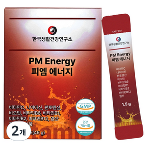한국생활건강연구소 PM에너지 30포, 45g, 2개