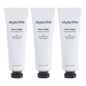 스카이보틀 스태리나이트 퍼퓸 핸드크림 스태리나이트, 50ml, 3개