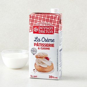 페이장브르통 휘핑크림, 1L, 1개