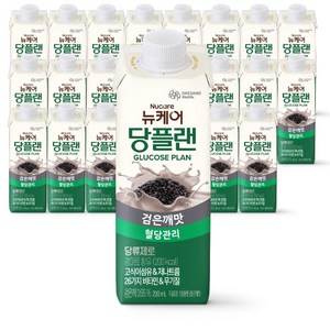 뉴케어당플랜 영양식 검은깨맛, 200ml, 24개