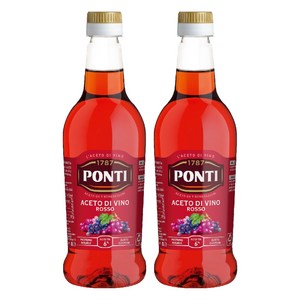 폰티 레드 와인식초, 500ml, 2개