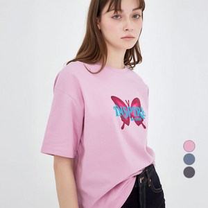 ELLE PARIS 여성용 루즈핏 Inspire 반팔 티셔츠