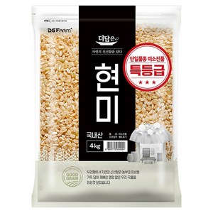더담은 미소진품 현미 특등급, 4kg, 1개