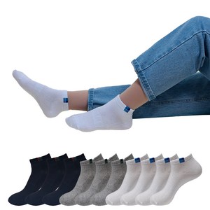언더다이아 투포인트 메쉬 논쿠션 단목 스포츠 양말, 랜덤 발송, L, 10개