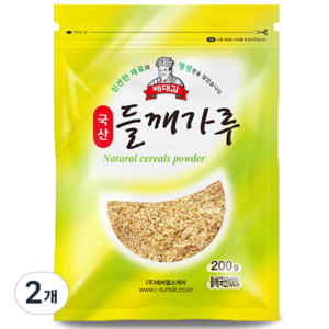 배대감 국산들깨가루, 200g, 2개