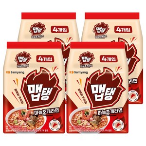 맵탱 마늘조개라면 110g, 16개, (4개입 X 16개 X 1박스)