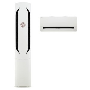 LG전자 인버터 56.9㎡ 휘센 오브제컬렉션 위너 스탠드형 에어컨 FQ17HDWHC1 + 벽걸이형 SQ06BDAWBJ 방문설치