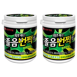 롯데웰푸드 졸음번쩍 껌 오리지널, 87g, 2개
