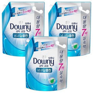 다우니 냄새 딥클린 프레시 클린 액상세제 리필