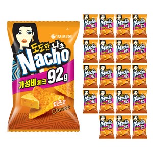 오리온 도도한 나쵸 치즈맛, 92g, 20개