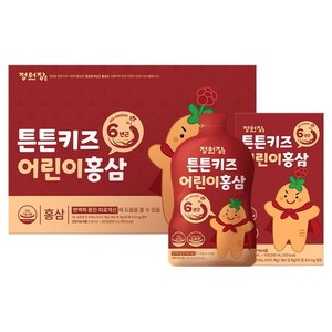 정원장 튼튼키즈 어린이 홍삼, 600ml, 1개
