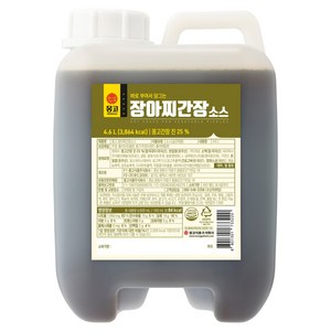 몽고식품 장아찌 간장 소스, 4.6L, 1개