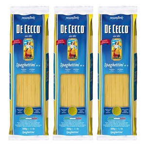 데체코 스파게티니, 500g, 3개