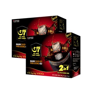G7 2in1 커피 앤 슈거 인스턴트 커피믹스 내수용