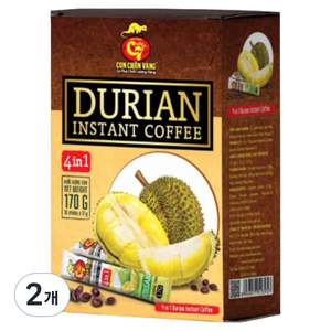 씨세븐 두리안 커피 믹스, 10개입, 17g, 2개