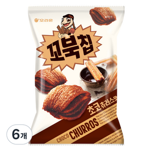 꼬북칩 초코츄러스, 120g, 6개