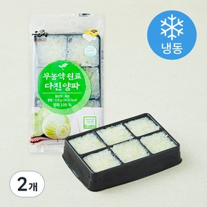 우리땅 무농약 원료 다진 양파 (냉동), 110g, 2개