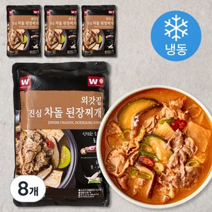 외갓집 진심 차돌 된장찌개 (냉동), 8개, 600g