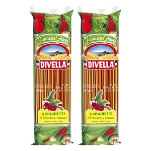 디벨라 삼색 스파게티 파스타, 500g, 2개