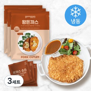 곰곰 왕돈까스 330g + 소스 150g (냉동), 480g, 3세트