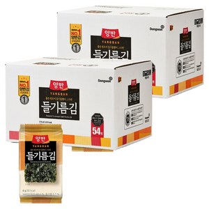 양반 들기름김, 4g, 108개