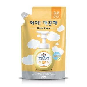 아이깨끗해 순 핸드워시 파우더향 리필용, 450ml, 1개