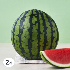 당도선별 수박, 3kg 이상, 2개