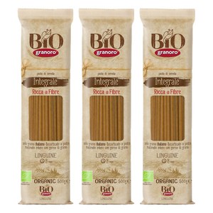 그라노로 유기농 통밀 링귀네, 500g, 3개