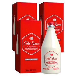 올드스파이스 애프터 쉐이브 클래식 스킨, 188ml, 3개