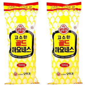 오뚜기 고소한 골드 마요네스, 500g, 2개