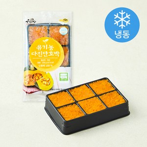 유기가공식품 인증 웰팜넷 유기농 다진단호박 (냉동), 100g, 1개