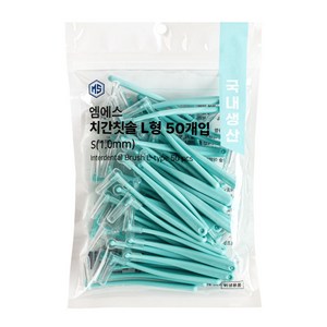 엠에스덴탈 치간칫솔 L형 S