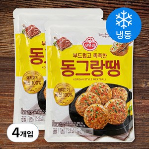오뚜기 부드럽고촉촉한 동그랑땡 (냉동), 500g, 4개