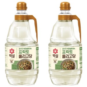 백설 프락토 올리고당, 2.45kg, 2개