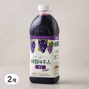 아침에주스 포도주스, 950ml, 2개