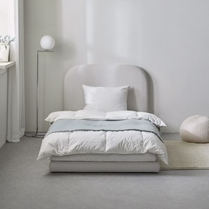 우아미 쿠나 저상형 아쿠아텍스 패브릭 침대 프레임 단품 방문설치