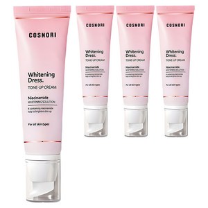 코스노리 화이트닝 드레스 톤업크림, 50ml, 4개