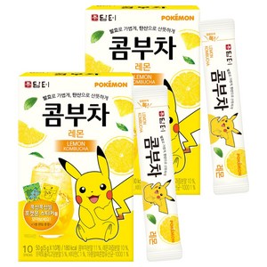 담터 포켓몬 콤부차 레몬