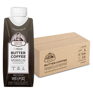 키토선생 닥터바리스타 버터커피, 250ml, 18개
