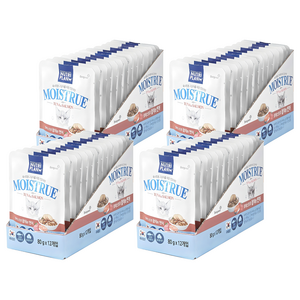 동원뉴트리플랜 고양이 모이스트루 습식 간식, 혼합맛(참치/연어), 80g, 48개