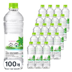 휘오 순수 생수, 500ml, 100개