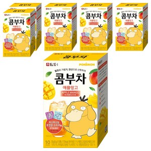 담터 포켓몬 콤부차 애플망고, 5g, 10개입, 6개