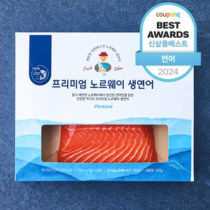 노르웨이산 엠앤엠씨 생연어 필렛 (냉장), 300g, 1개