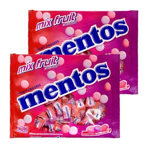 멘토스 어쏘티드 믹스 푸르티향 츄잉캔디, 810g, 2개
