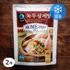 청정원 호밍스 녹두 삼계탕 (냉동), 900g, 2개